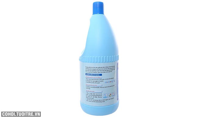 Nước tẩy trắng quần áo Javel Lix 2Kg - Sạch khuẩn - Ảnh 3