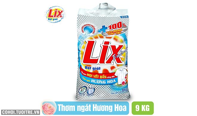 Bột giặt Lix Extra hương hoa 9Kg khuyến mãi 159 ngàn - Ảnh 3