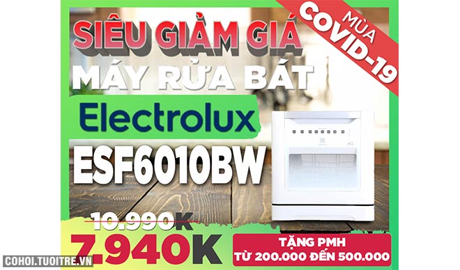 Mua máy rửa bát mùa dịch Covid-19 siêu giảm giá - Ảnh 3