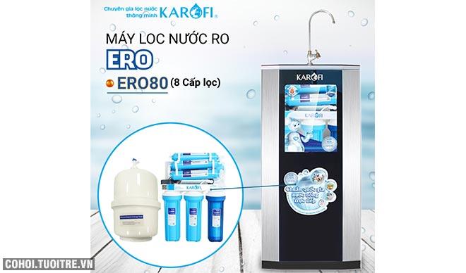 Xả kho máy lọc nước RO KAROFI ERO ERO80 (8 cấp lọc) giá KM 2.990.000đ - Ảnh 2