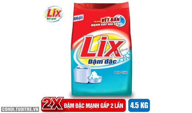 Xả kho bột giặt Lix Extra đậm đặc 4.5kg khuyến mãi lần 2 - Ảnh 4