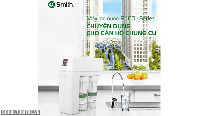 Máy lọc nước A. O. Smith R400E - Ảnh 2