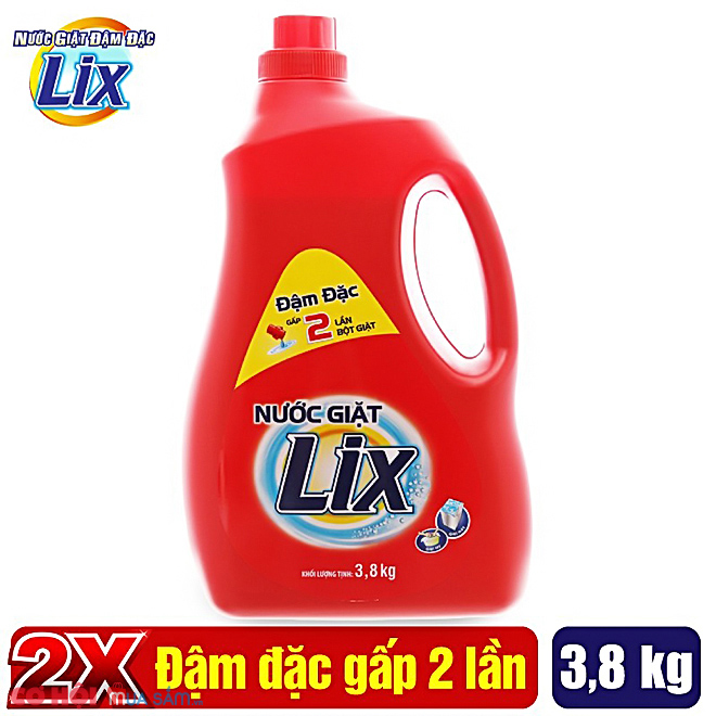 Xả kho nước giặt Lix đậm đặc 3.8kg khuyến mãi lần 2 - Ảnh 4
