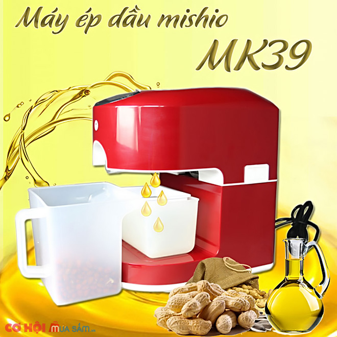 Đặc điểm nổi bật của máy ép dầu thực vật Mishio MK39 - Ảnh 1