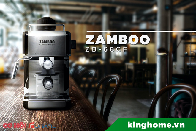 Máy pha cà phê gia đình Zamboo ZB - 68CF - Ảnh 1