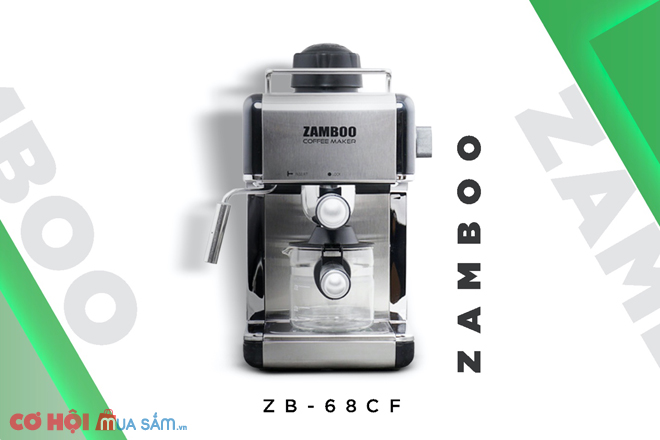 Máy pha cà phê gia đình Zamboo ZB - 68CF - Ảnh 5