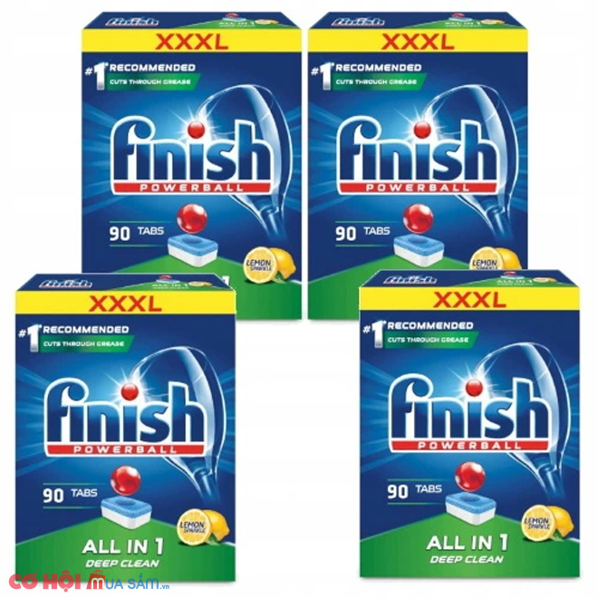 Giảm giá viên rửa bát Finish All In One 90 viên - Ảnh 4