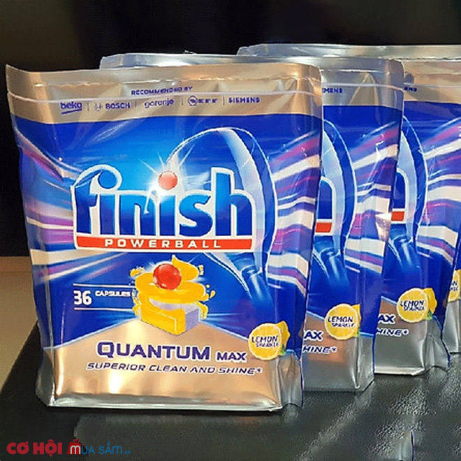Giảm giá viên rửa bát Finish Quantum Max 36 viên - Ảnh 4