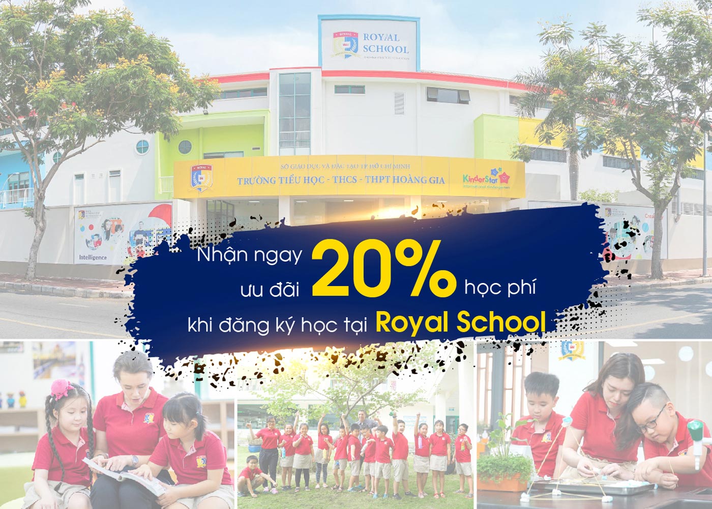 Nhận ngay ưu đãi 20% học phí khi đăng ký học tại Royal School - Ảnh 1