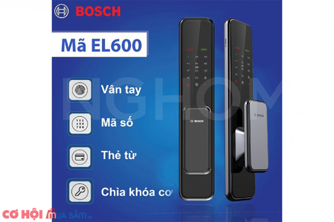 Siêu khuyến mãi khóa điện tử Bosch EL600 - Ảnh 3
