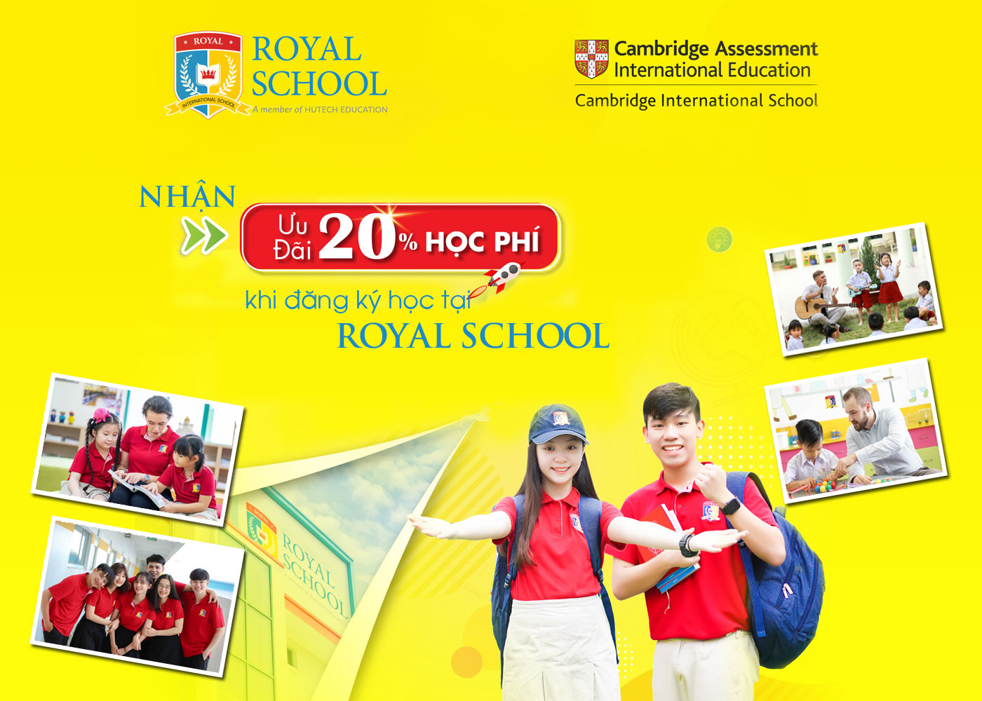 Nhận ưu đãi 20% học phí khi đăng ký học tại Royal School - Ảnh 1