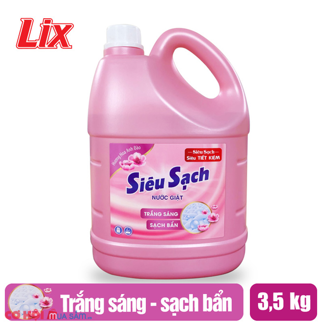 Nước giặt Lix hương hoa Anh Đào 3.5Kg - Ảnh 3