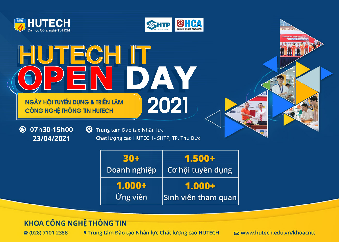 Ngày hội Tuyển dụng & Triển lãm HUTECH IT Open Day 2021 - Ảnh 1