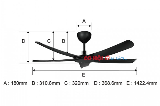 Quạt trần Royal Hero - Mr.Vu - Ảnh 3