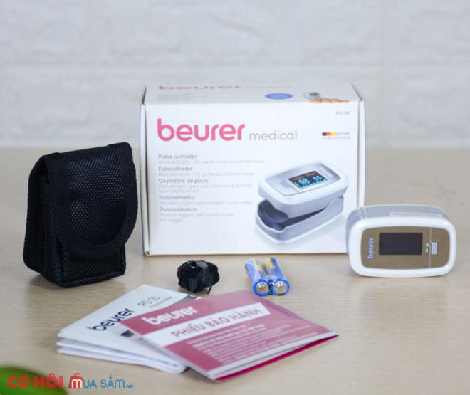 Máy đo nồng độ oxy và nhịp tim Beurer PO30 - Ảnh 1