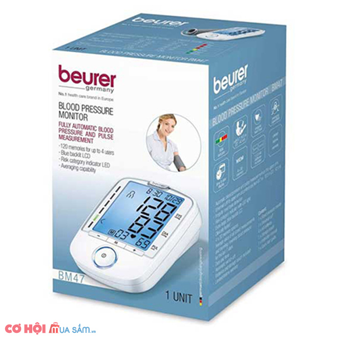 Máy đo huyết áp bắp tay Beurer BM47 - Ảnh 2