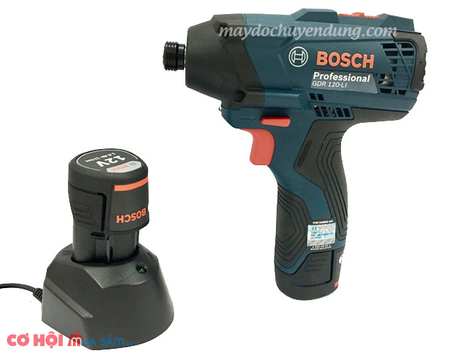 Máy bắt vít dùng pin Bosch GDR 120-LI kèm phụ kiện - Ảnh 2