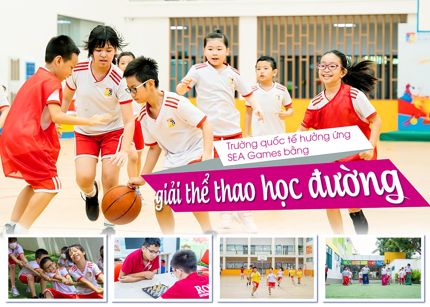 Trường quốc tế hưởng ứng SEA Games bằng giải thể thao học đường - Ảnh 1