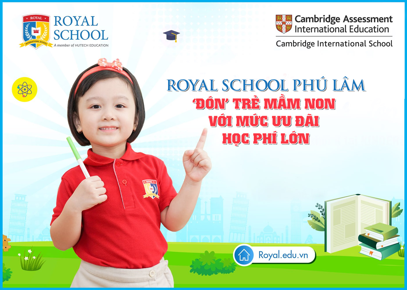 Royal School Phú Lâm đón trẻ mầm non với mức ưu đãi học phí lớn - Ảnh 1