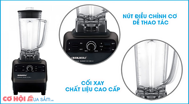 Máy xay sinh tố công nghiệp Berjaya CB2L-EC - Ảnh 3