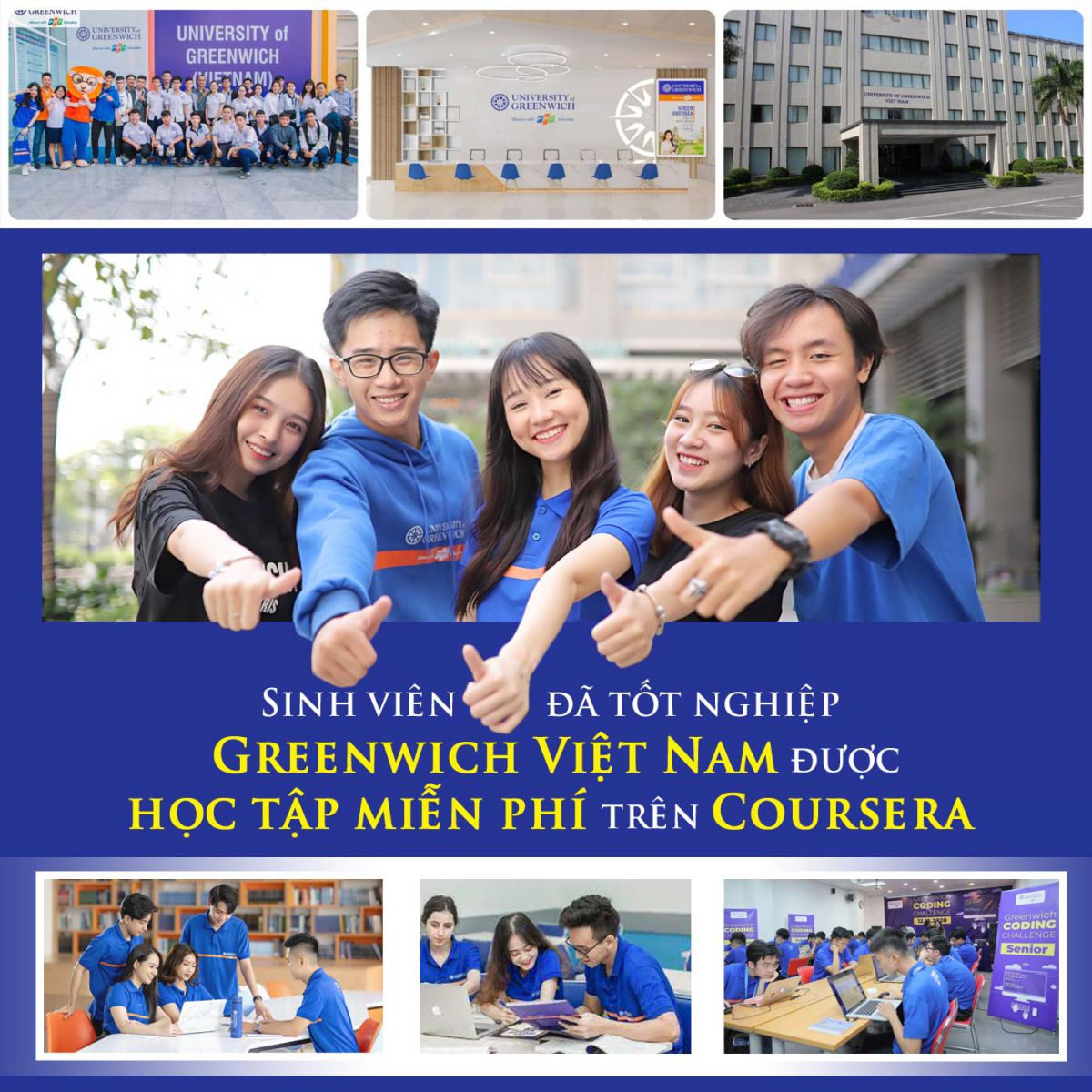 Sinh viên đã tốt nghiệp Greenwich Việt Nam được học tập miễn phí trên Coursera - Ảnh 1