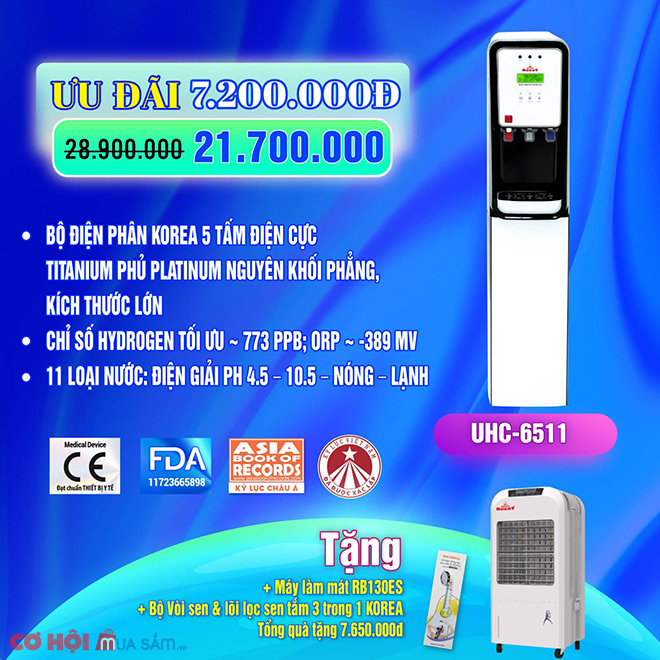 Nhân ngày Doanh nhân Việt Nam, mua máy lọc nước điện giải iON kiềm thông minh - Ảnh 3