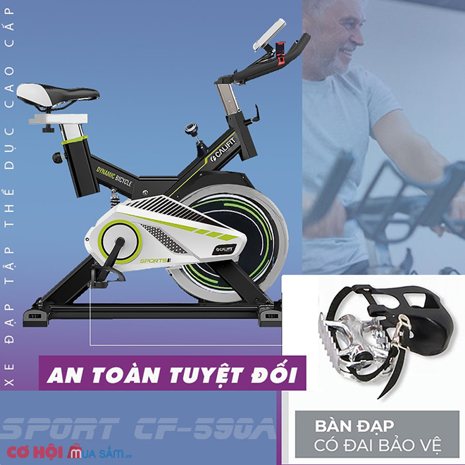 Đánh giá xe đạp tập thể dục tại nhà CALIFIT SPORT CF-588A - Ảnh 4