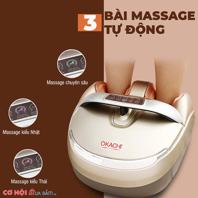 Giới thiệu máy massage chân đa năng chất lượng OKACHI JP-850 - Ảnh 5