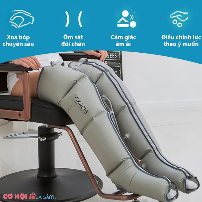 Phụ kiện phần chân máy nén ép suy giãn tĩnh mạch OKACHI chính hãng - Ảnh 2