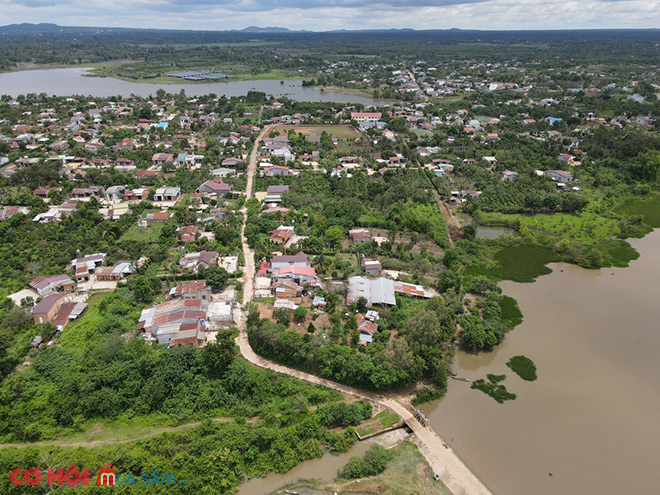 Sang đất view hồ 2 mặt tiền xã Ea Hu, Cư Kuin, Dak Lak - Ảnh 1