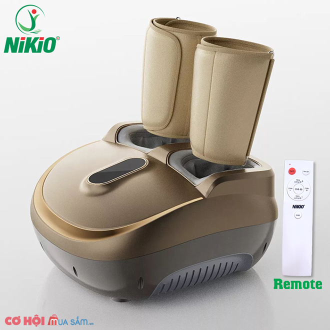 Máy massage chân nén ép trị liệu suy giãn tĩnh mạch Nikio NK-187 - Ảnh 4