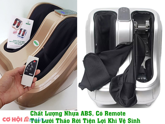 Máy massage chân và bắp chân Nhật Bản Nikio NK-189 - Dòng cao cấp - Ảnh 5