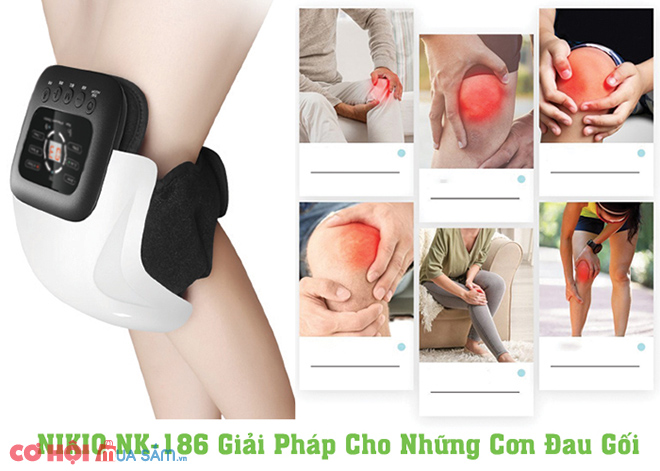 Máy massage đầu gối Nhật Bản Nikio NK-186 - Dòng cao cấp - Ảnh 3