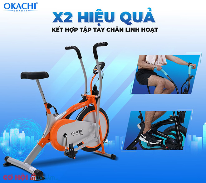 Xe đạp tập thể dục OKACHI SPORT JP-K9 (cao cấp) - Ảnh 4
