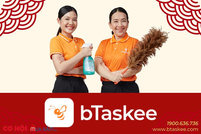 Dịch vụ bTaskee - Tổng vệ sinh nhà đón Tết chỉ với 30s đặt lịch - Ảnh 1