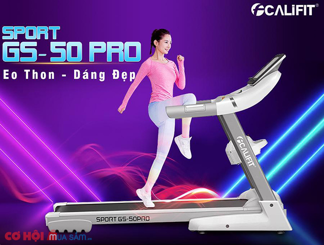 Giới thiệu máy chạy bộ đa năng CALIFIT SPORT GS-50 PRO nhập khẩu từ Mỹ - Ảnh 1