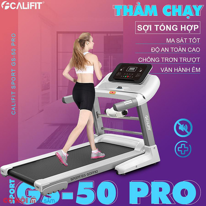 Giới thiệu máy chạy bộ đa năng CALIFIT SPORT GS-50 PRO nhập khẩu từ Mỹ - Ảnh 4