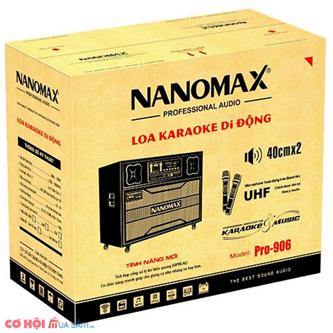 Loa kéo điện Nanomax PRO-906 - Ảnh 2