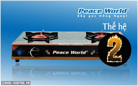 Bếp gas hồng ngoại hâm cao cấp Peace World