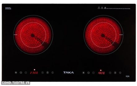 Bếp hồng ngoại đôi Taka TK-R2A