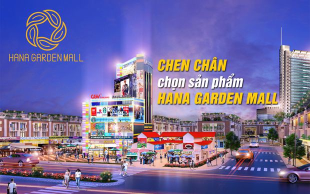 Chen chân chọn sản phẩm Hana Garden Mall