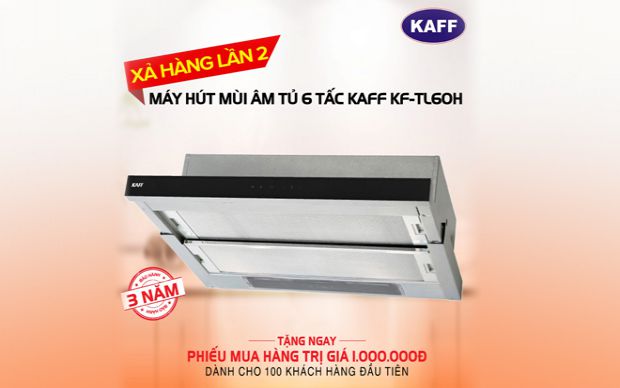 Máy hút mùi bếp âm tủ 6 tấc KAFF KF-TL60H