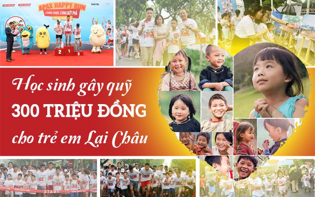 Học sinh gây quỹ 300 triệu đồng cho trẻ em Lai Châu