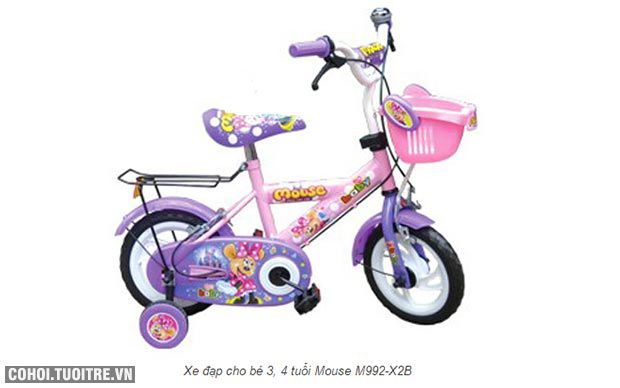 Xe đạp trẻ em Nhựa Chợ Lớn M992-X2B - số 54 Con Chuột