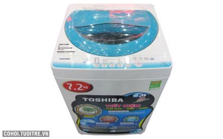 Máy giặt Toshiba loại 7,2kg mâm giặt kháng khuẩn