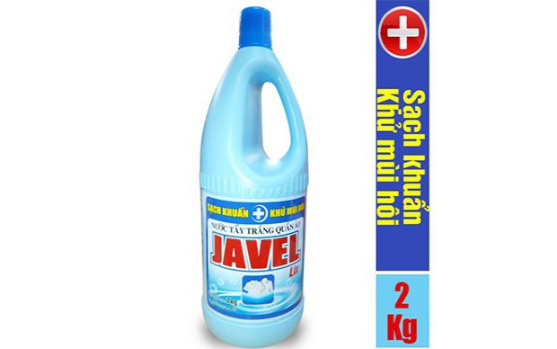 Nước tẩy trắng quần áo Javel Lix 2Kg - Sạch khuẩn