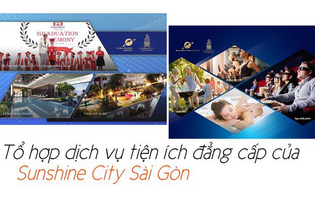 Tổ hợp dịch vụ tiện ích đẳng cấp của Sunshine City Sài Gòn