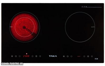 Bếp đôi hồng ngoại - điện từ Taka TK-IR2B