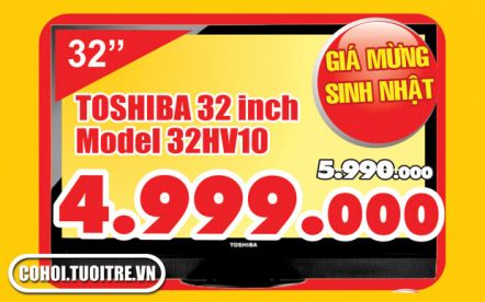 Tivi LCD Toshiba 32HV10V