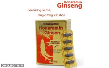 Combo 2 hộp Honaramin Ginseng